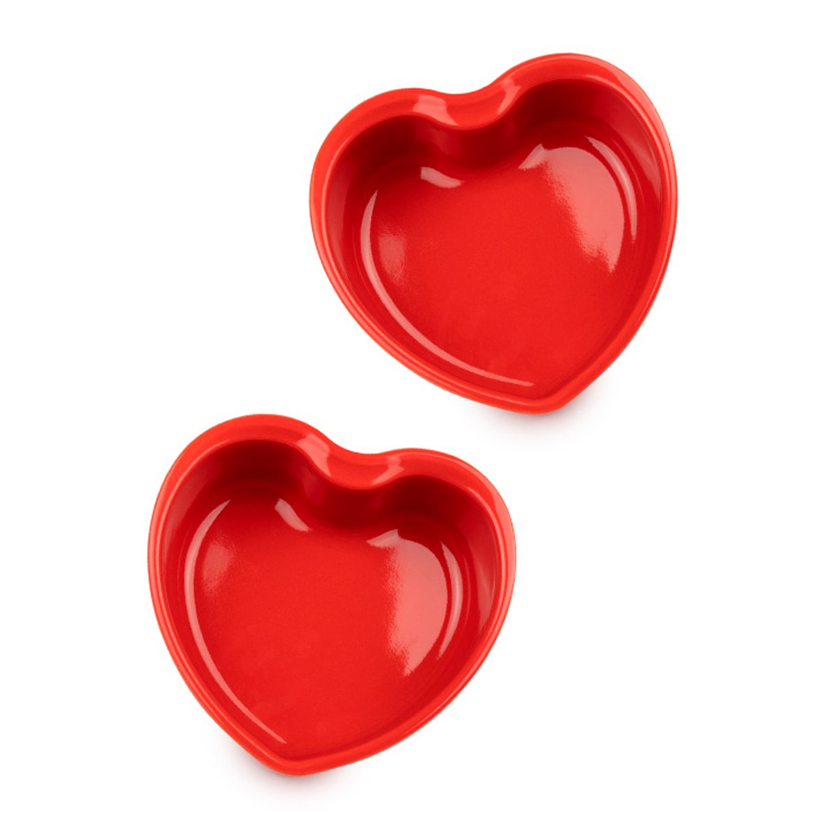 2 Plats four céramique coeur rouge 13 FOR YOU rouge, PEUGEOT