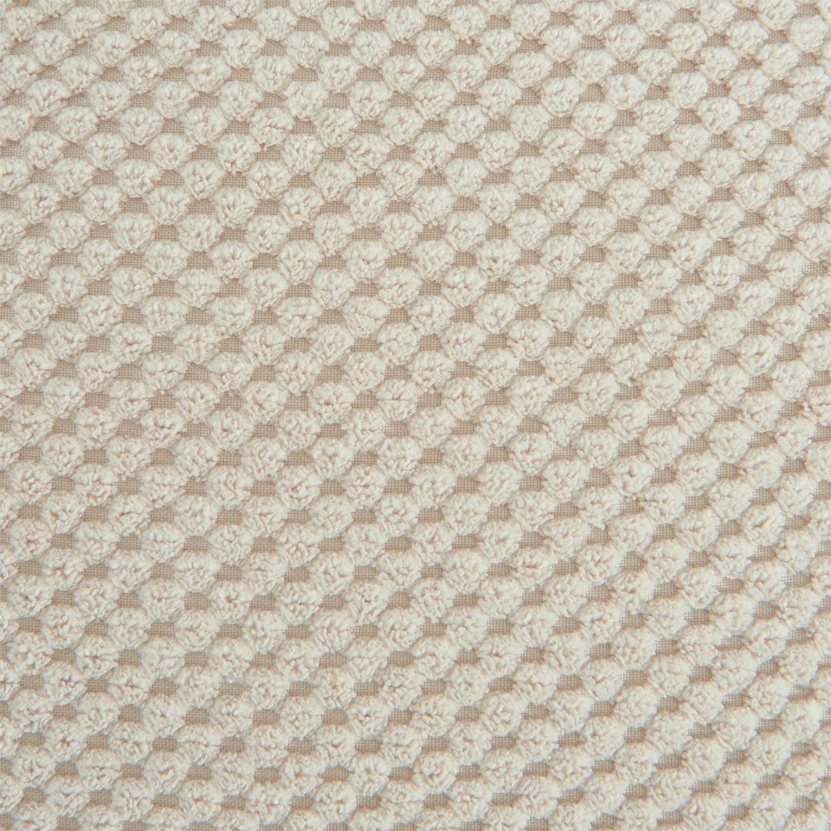 Canapé d'angle réversible tissu capitonné 3 places DOT beige, SWEEEK