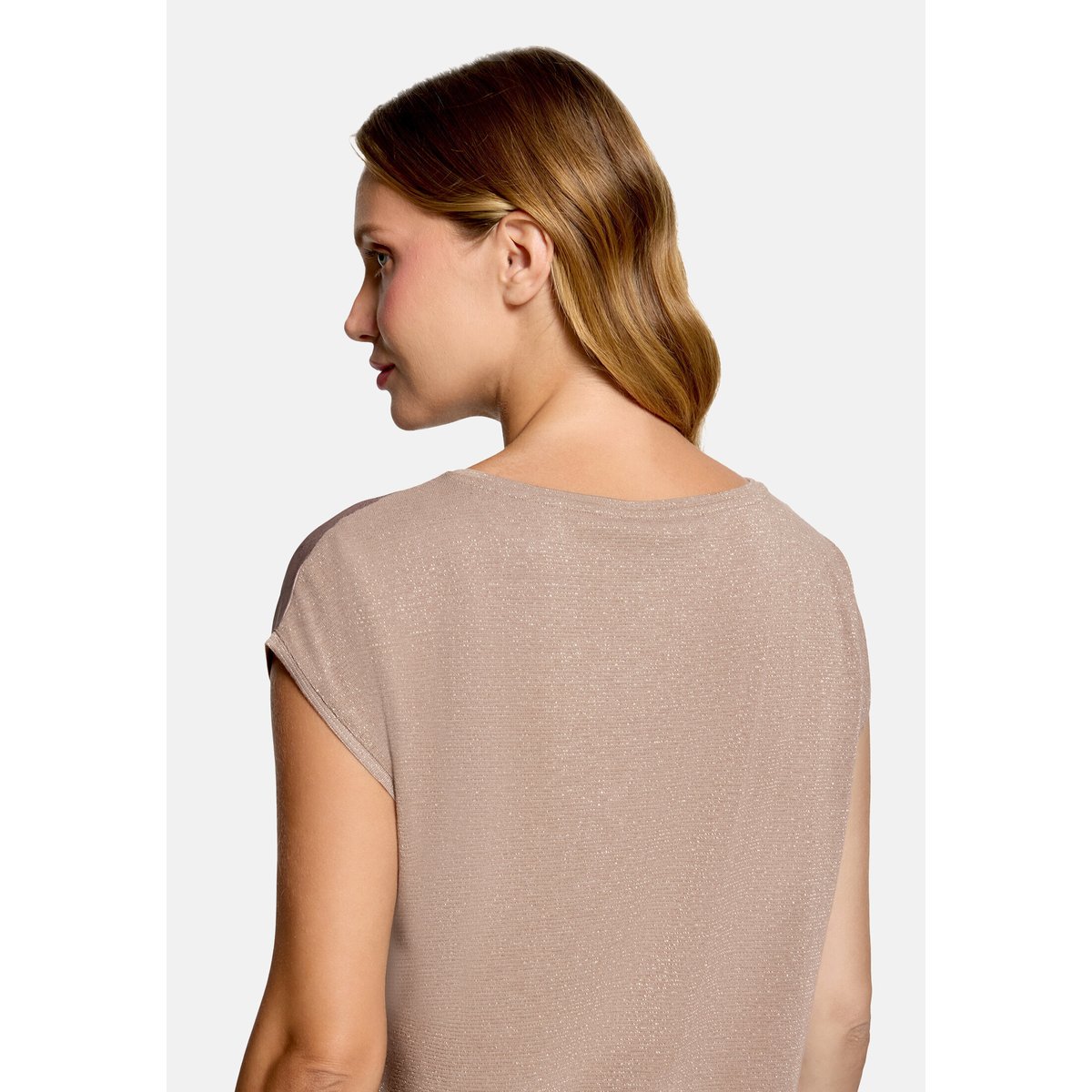 T-shirt façon blouse à impression brown/red, BETTY BARCLAY