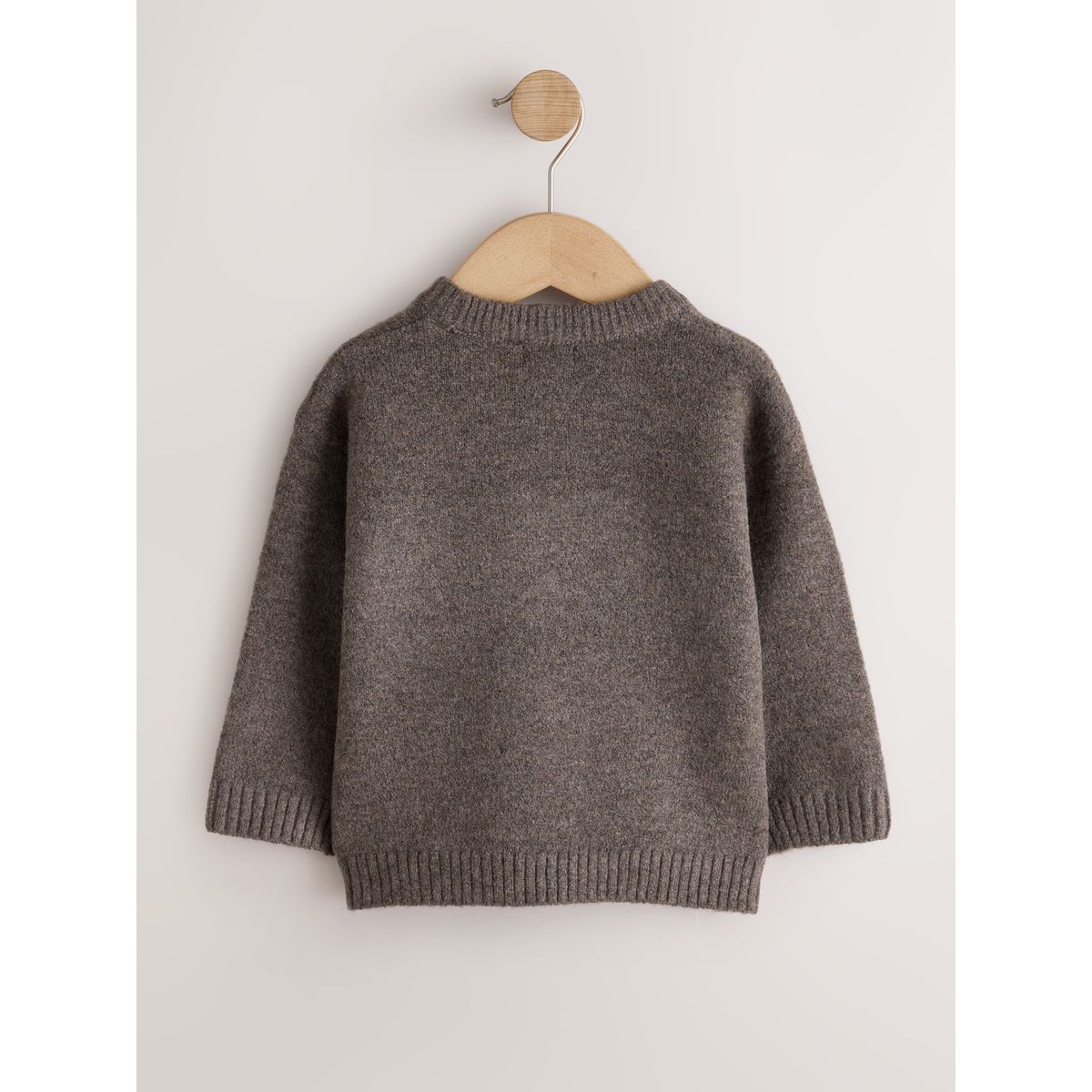 Pull ras du cou en maille brooklyn au chocolat, NEXT