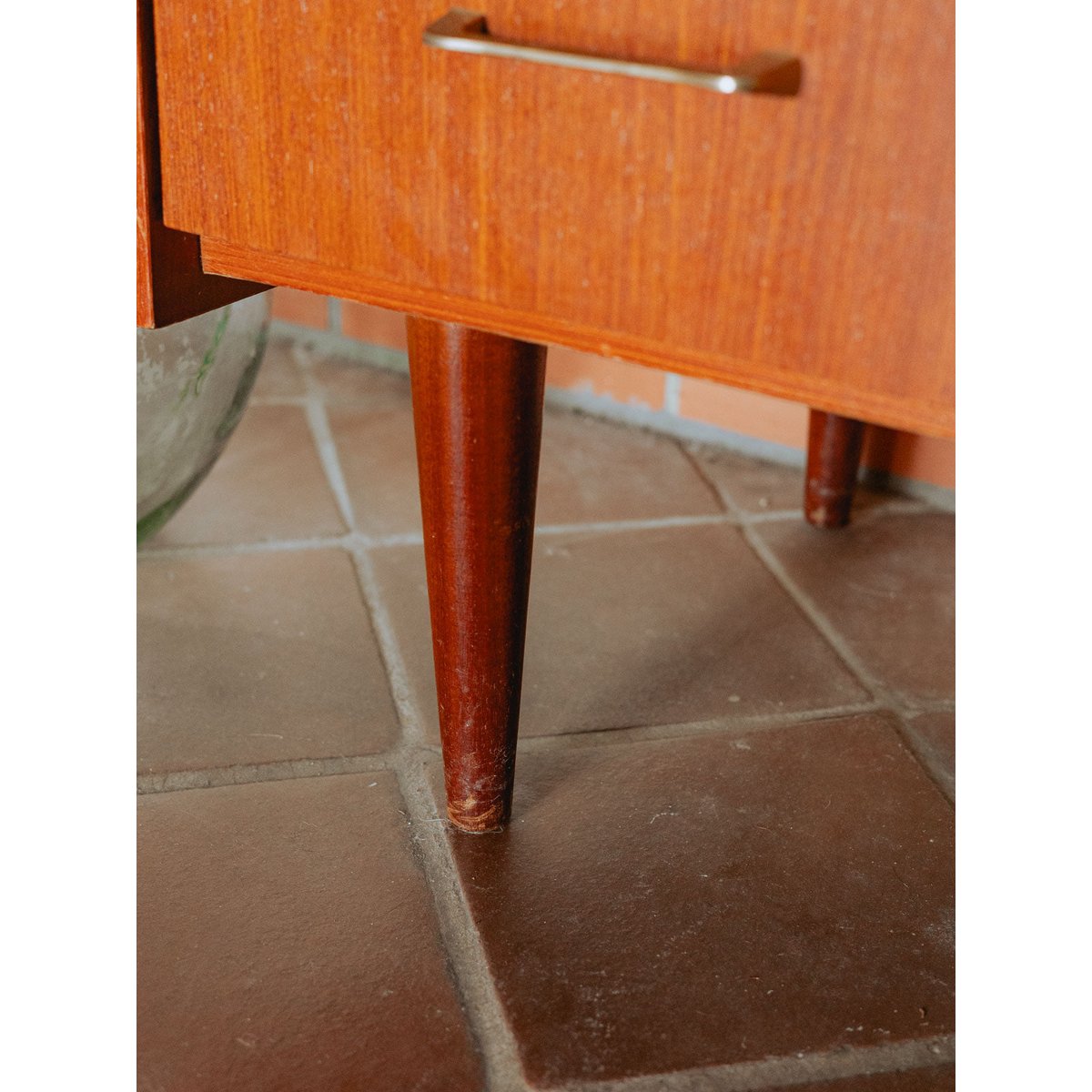 Commode scandinave ambrée Olga N°691 - Bon état marron, DEBONGOUT