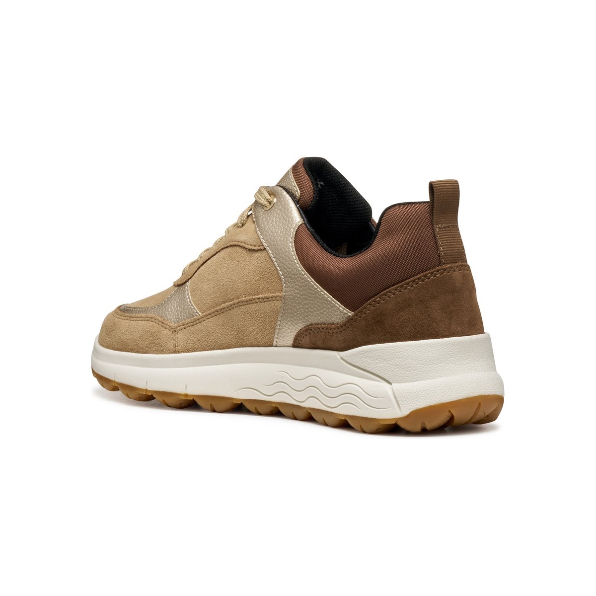 Baskets  D SPHERICA 4X4 B ABX beige foncé/or clair, GEOX