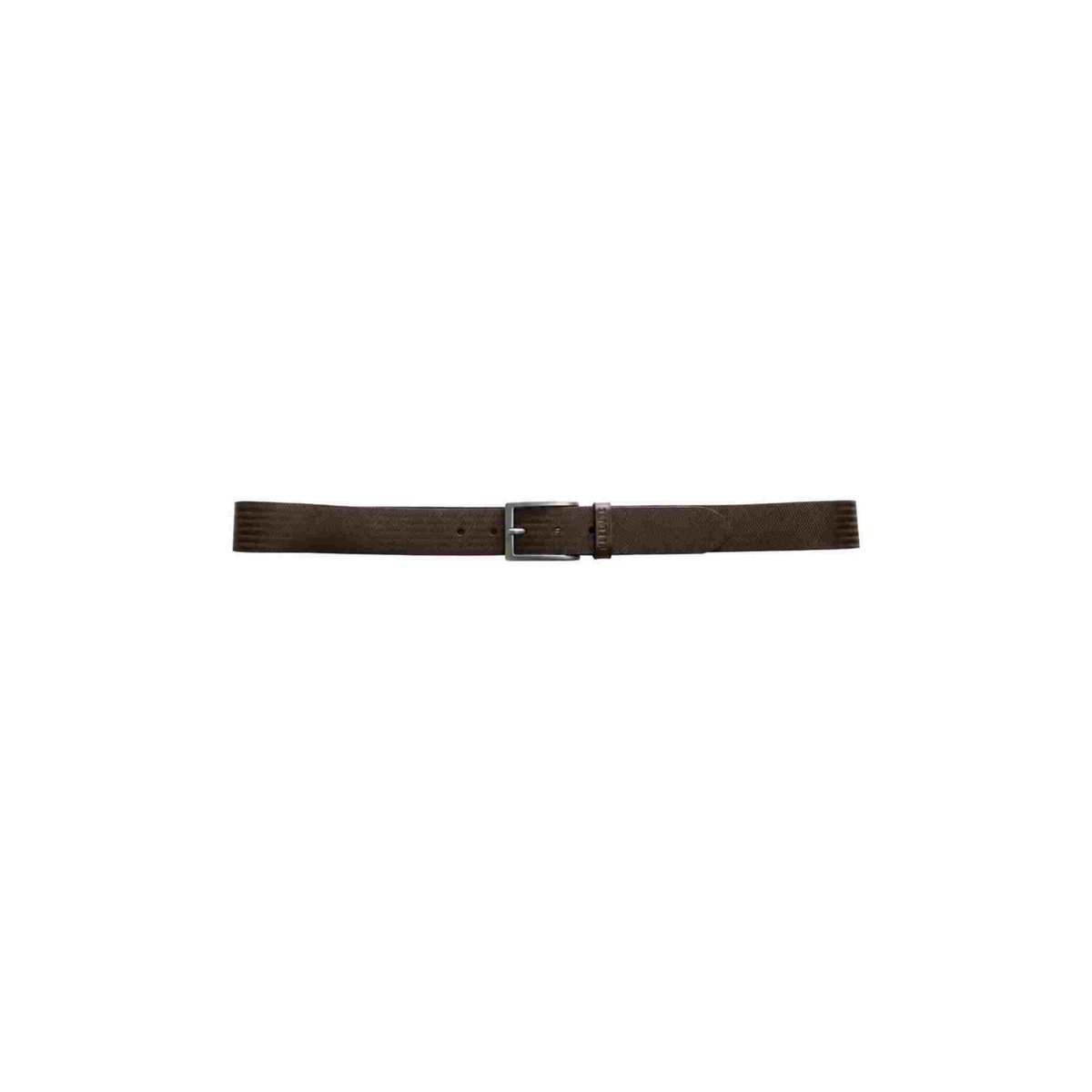 Ceinture homme en cuir texturé BENET brown, DEELUXE