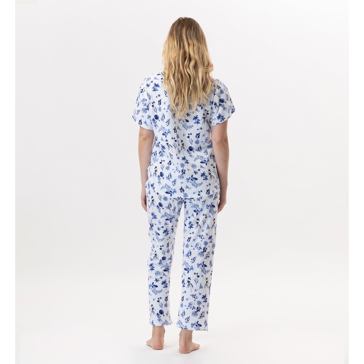 Pyjama en coton BLOOM 902 bleu, LE CHAT