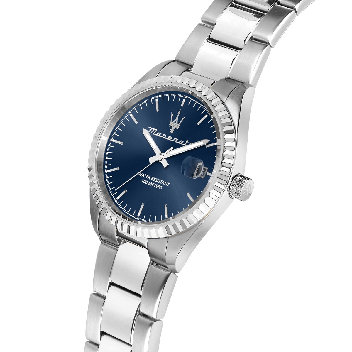 Montre Analogique  COMPETIZIONE argenté bleu argenté, MASERATI