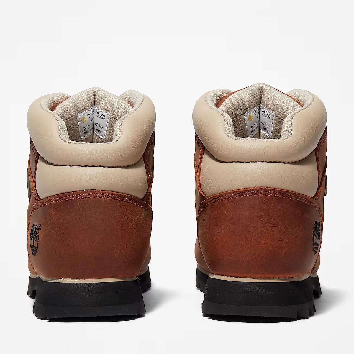 Boots en cuir, Euro Sprint Mide Lace marron, TIMBERLAND