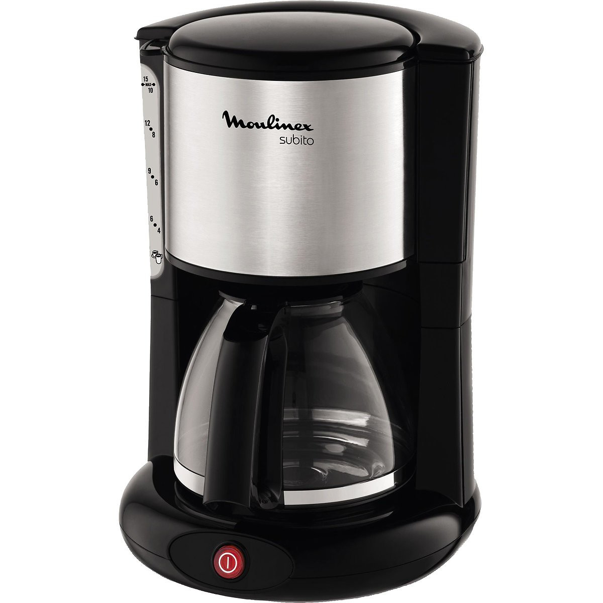 Cafetière Subito Inox/Noir FG360811 inox/noir, MOULINEX