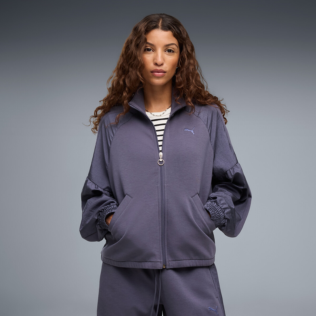 Veste zippée HER violet foncé, PUMA