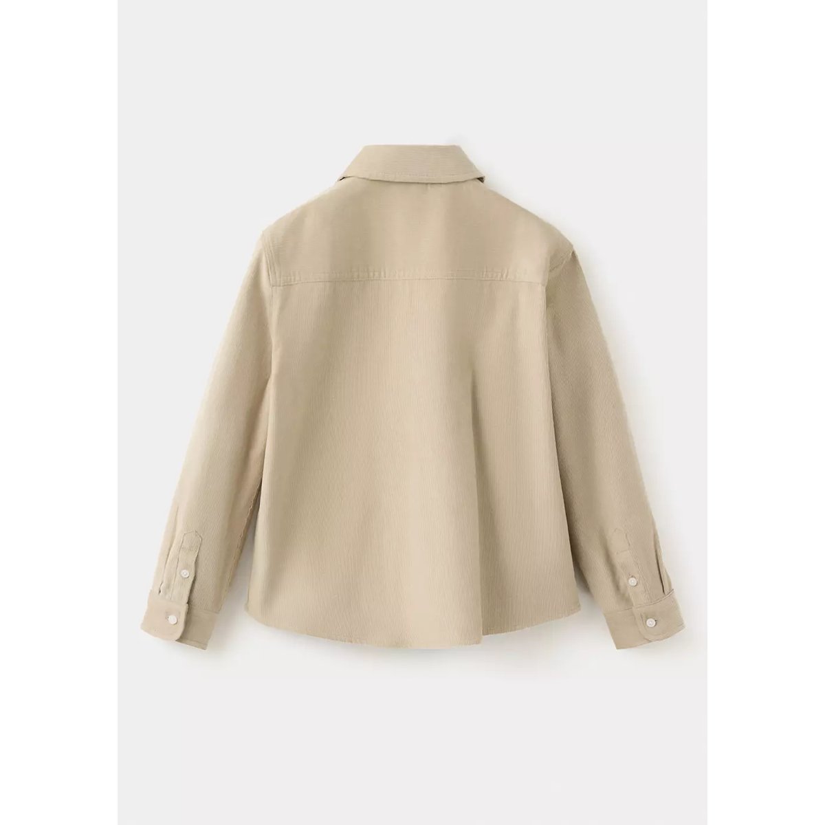 Chemise 100 % coton en velours côtelé sable, MANGO KIDS
