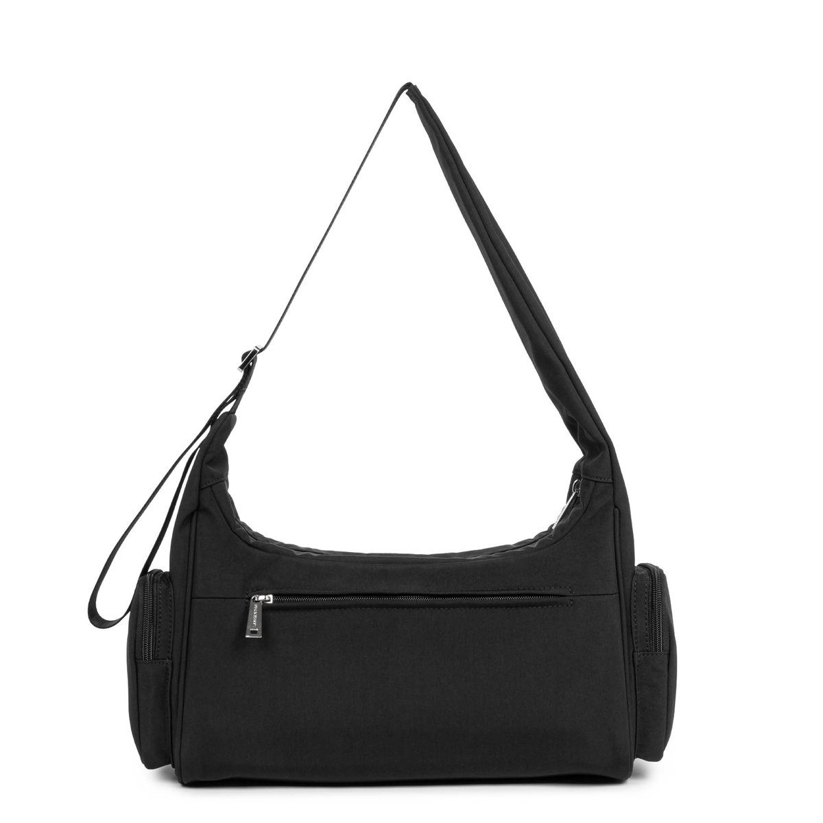 Sac besace BASIC POCKET noir, LANCASTER