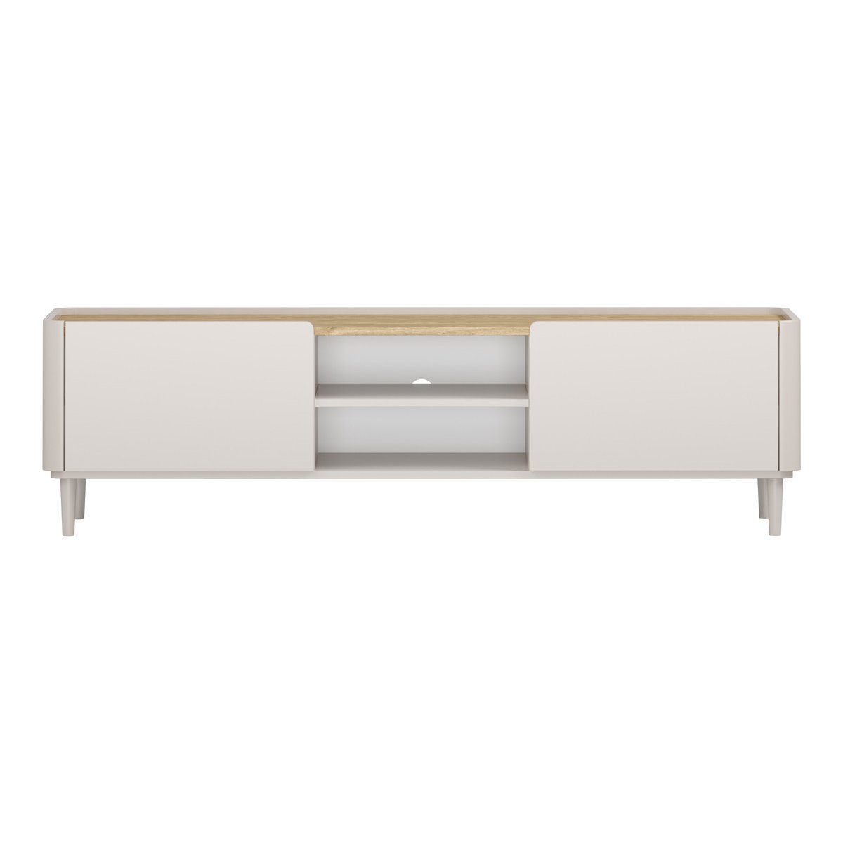 Meuble TV 170 cm , ANYRA beige, BOBOCHIC