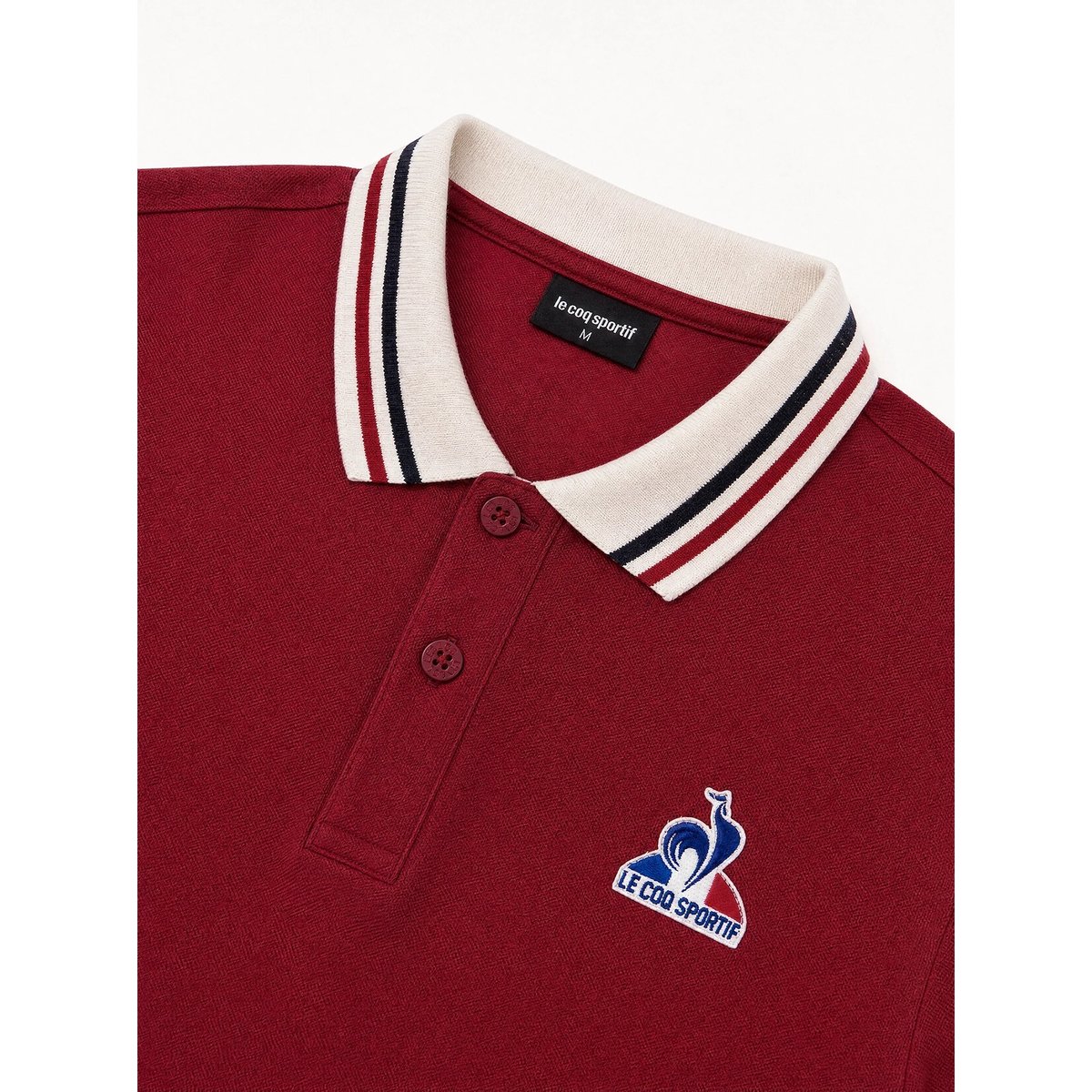 Polo Tricolore rio red, LE COQ SPORTIF