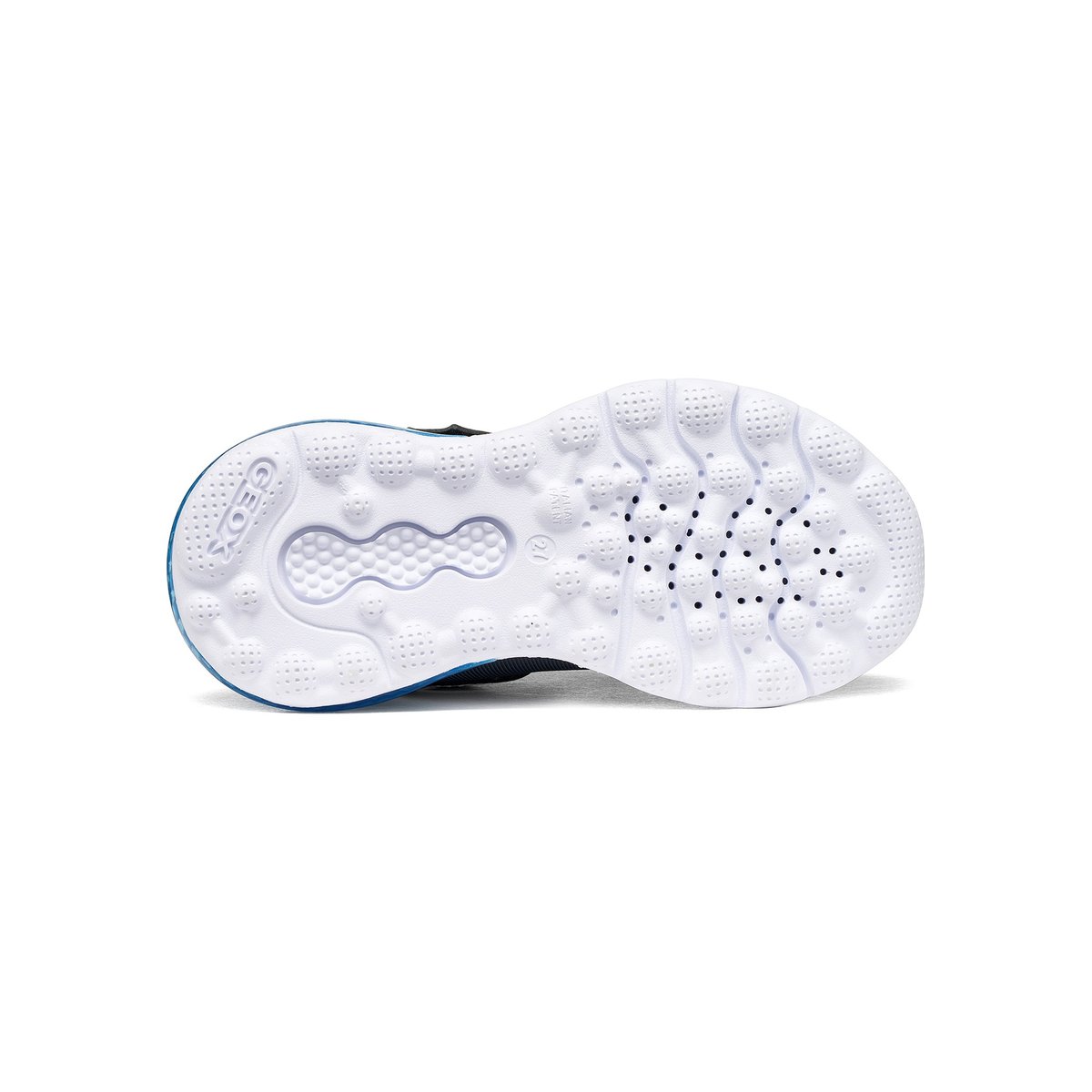Baskets  J ACTIVART ILLUMINUS noir/bleu ciel, GEOX