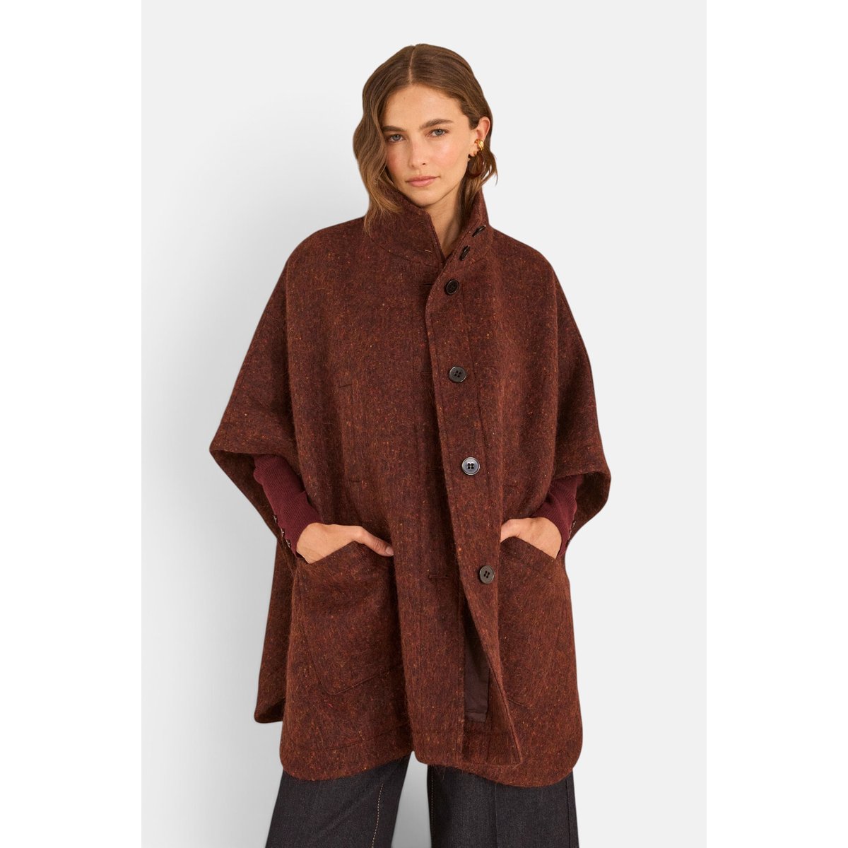 Cape laine CASSY paprika, Maison 123