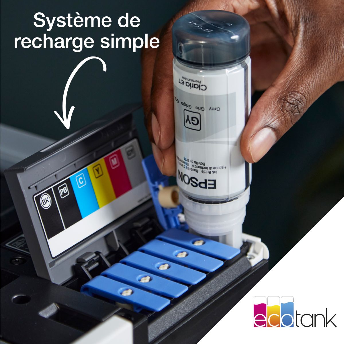 Imprimante jet d'encre EcoTank ET-8500 blanc, EPSON