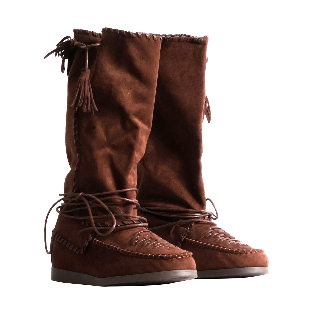 Bottes à Lacets marron, ENZA NUCCI