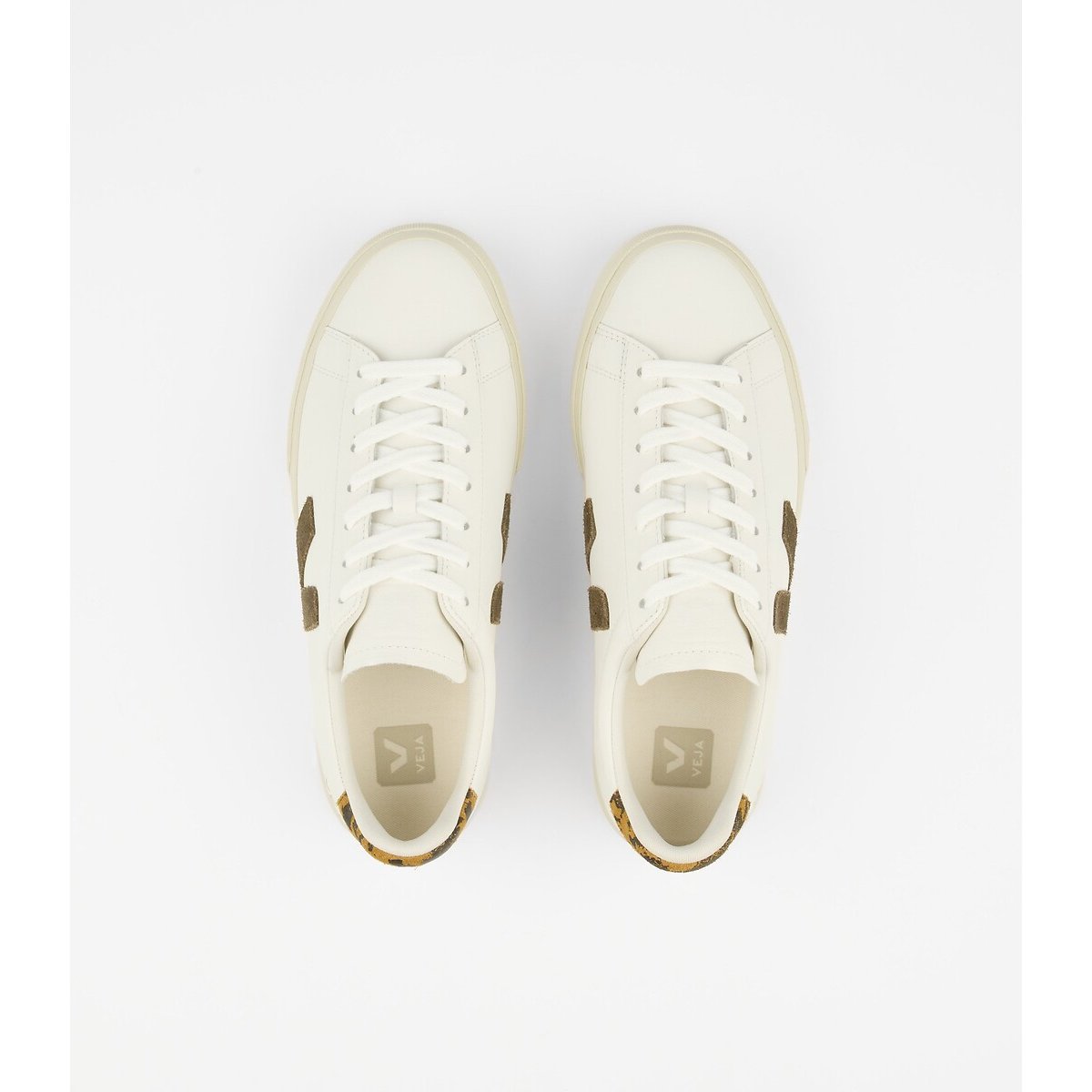 Sneakers Campo, Leder weiss/leopard, VEJA