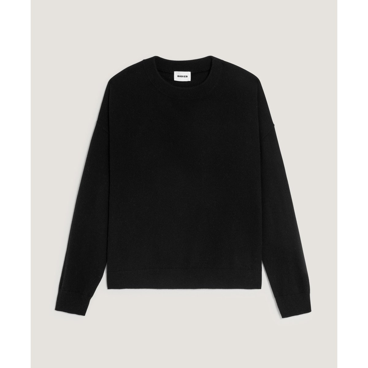 Pull large en cachemire noir, RODIER