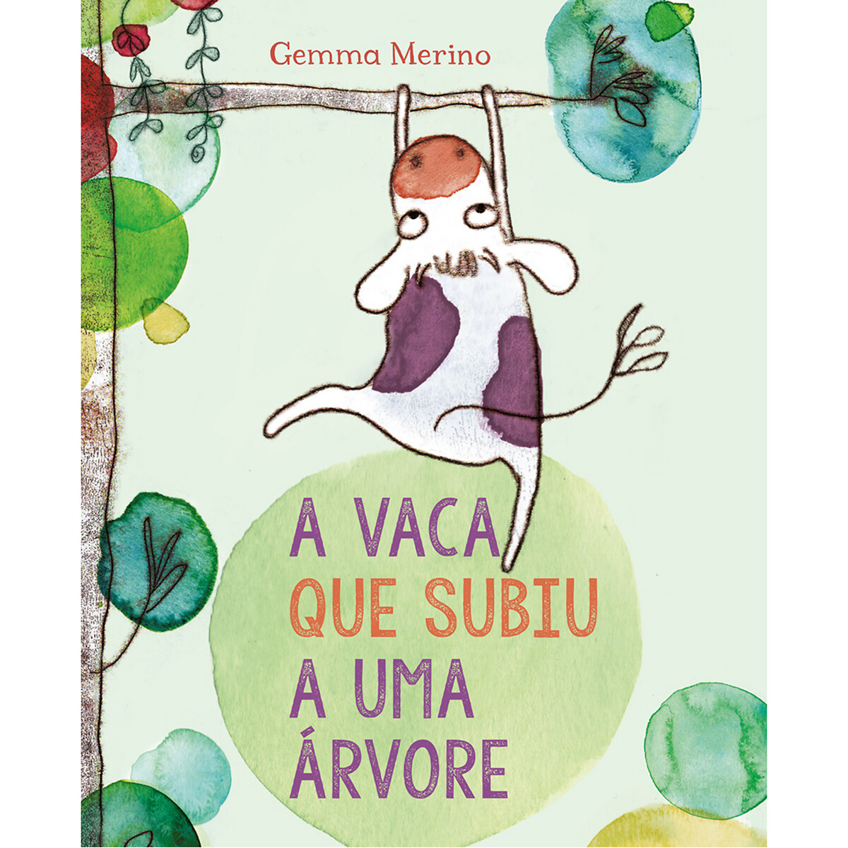 Livro A Vaca que subiu a uma Árvore multicolor, LIVROS HORIZONTE