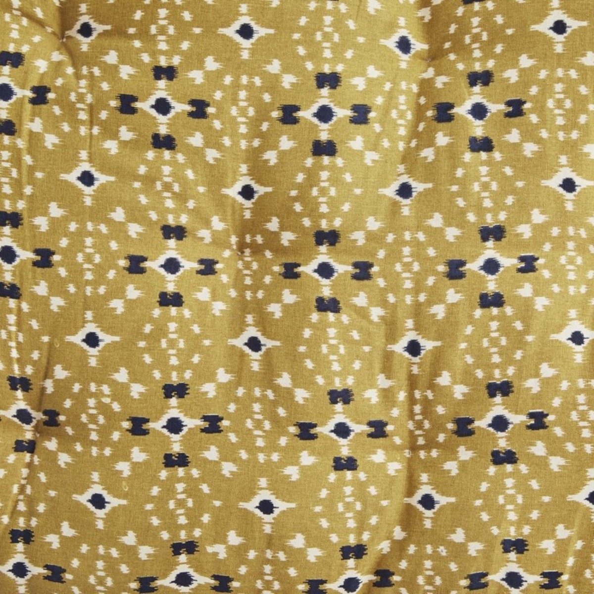 Matelas de banc coton jaune moutarde, MADAM STOLTZ
