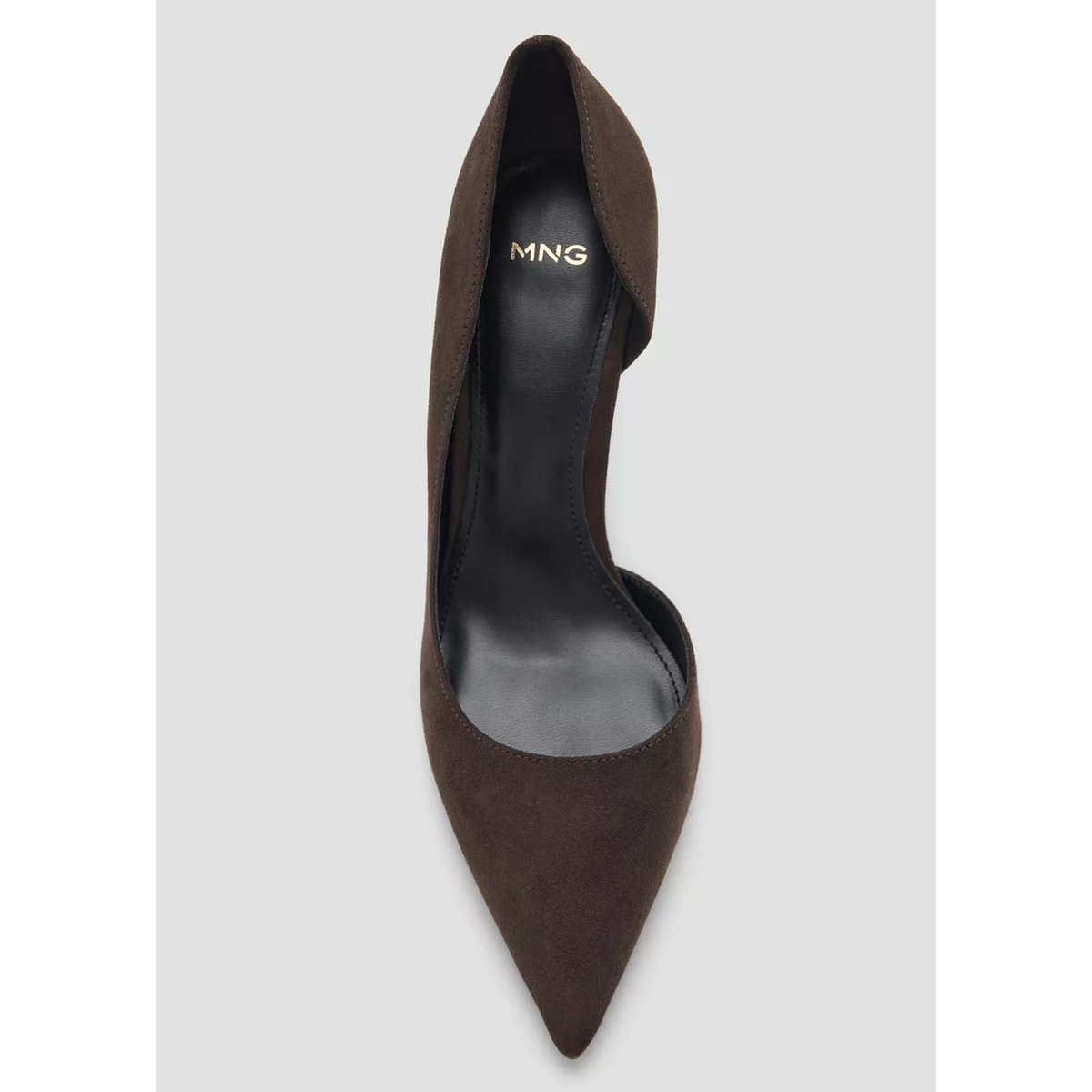 Chaussures talons aiguilles chocolat, MANGO