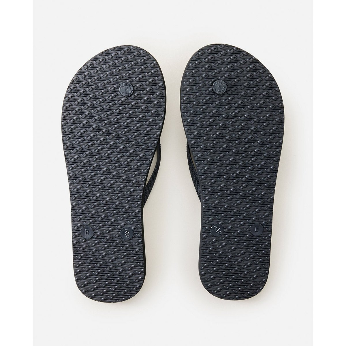 Tongs MIXED noir/jaune, RIP CURL
