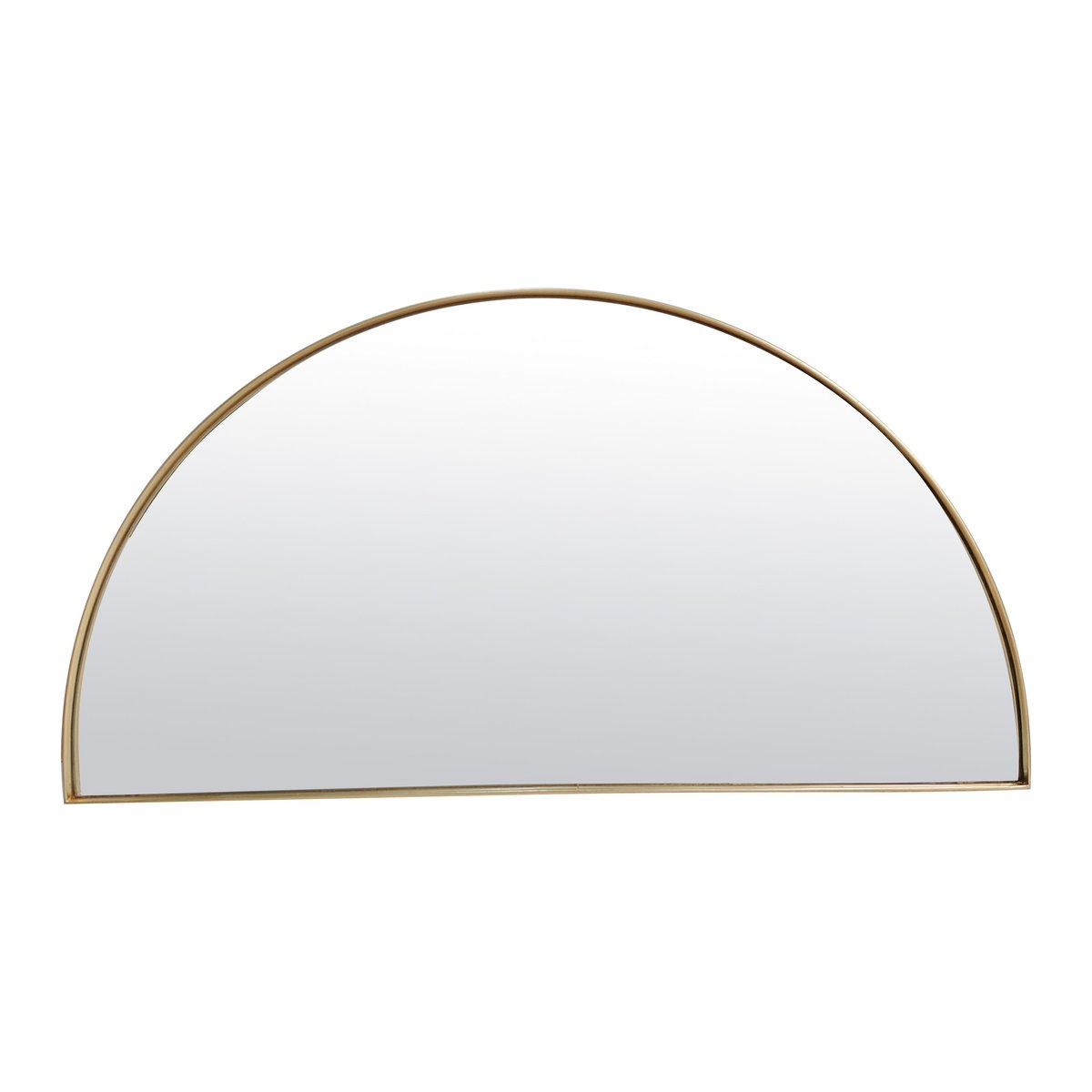 Miroir fin demi cercle 40x80cm or, EMDE
