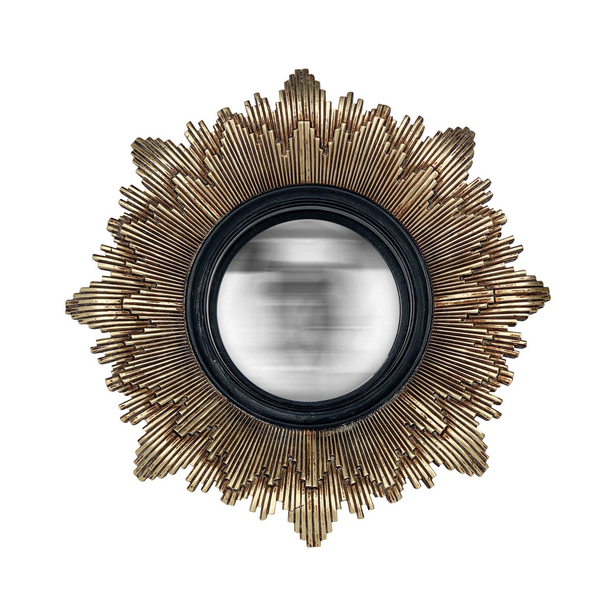 Miroir soleil convexe 28cm or, EMDE