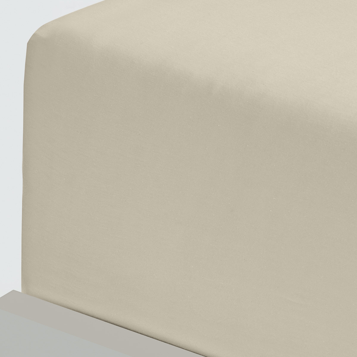 Drap housse en flanelle de coton bonnet 30 cm KLAPPEN ficelle, SENSEI MAISON