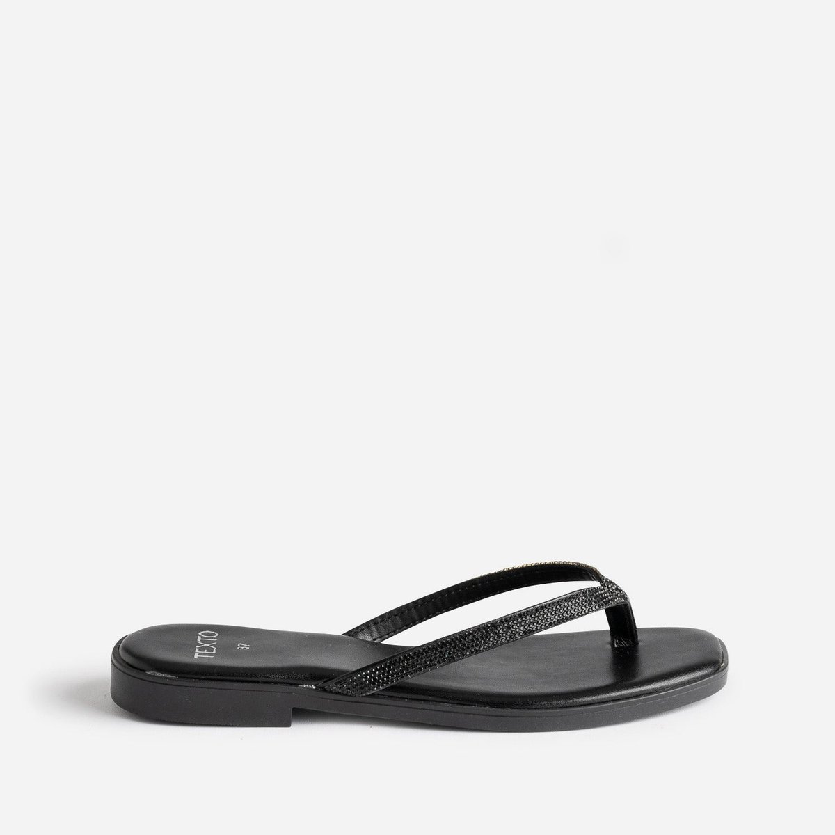 Mule MADHIA noir, TEXTO