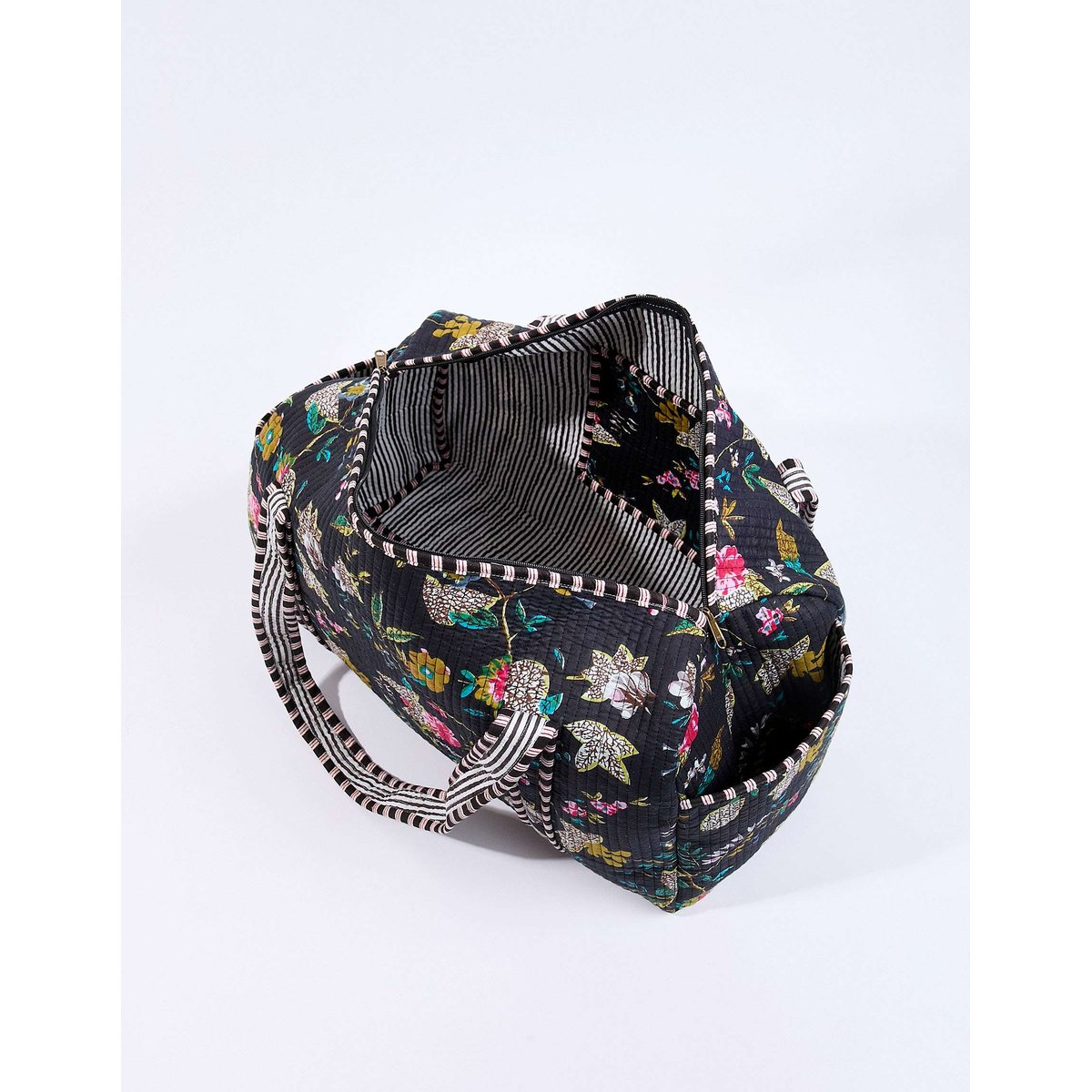 Sac week-end coton imprimé DUFFLE couleur unique, LA FIANCÉE
