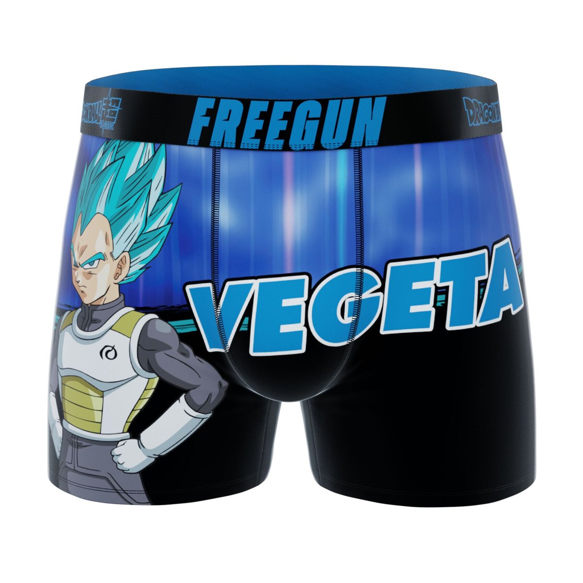 Lot De 3 Boxers Dragon Ball Super noir/bleu/violet/orange/vert/rouge, FREEGUN