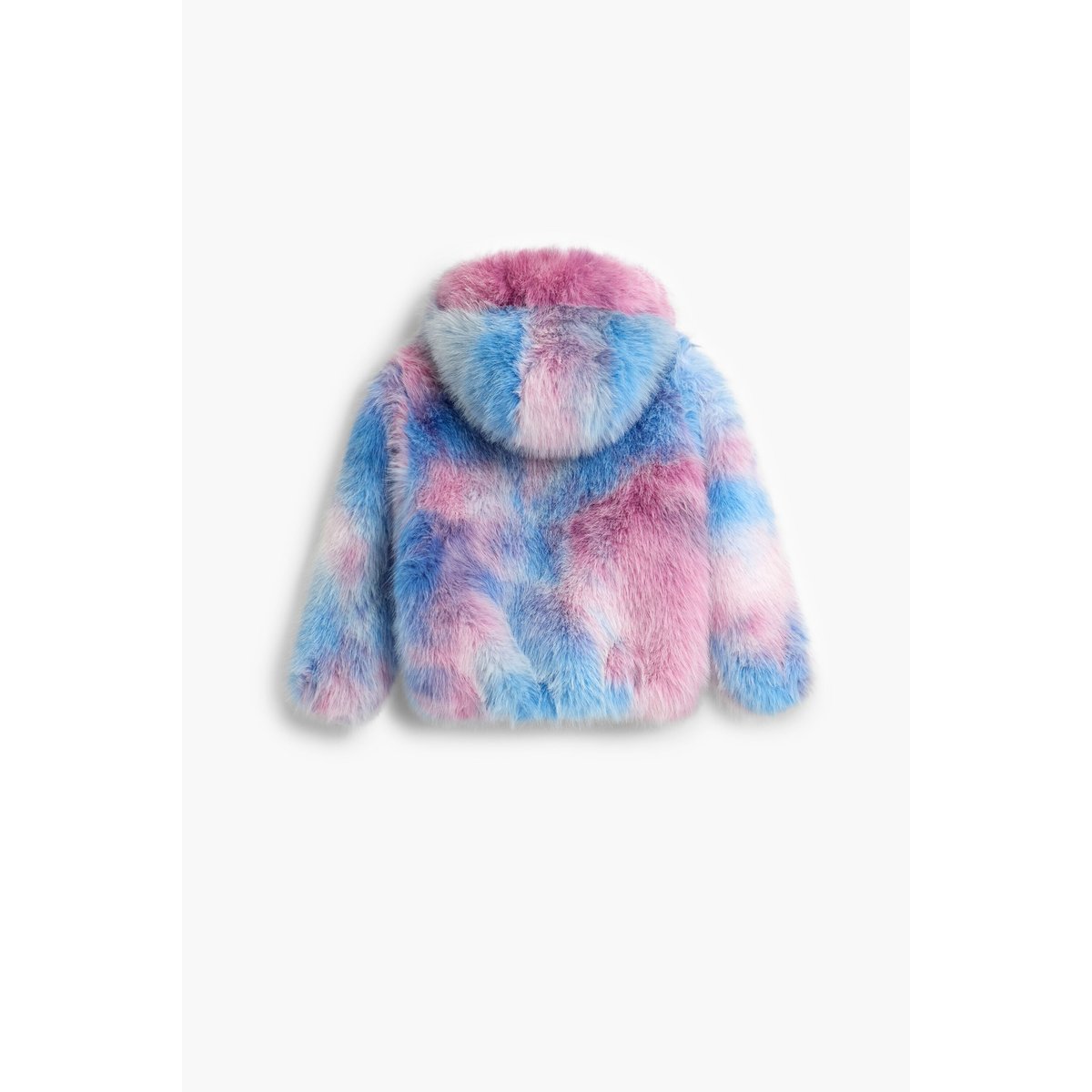 Manteau à capuche imprimé bleu, DESIGUAL