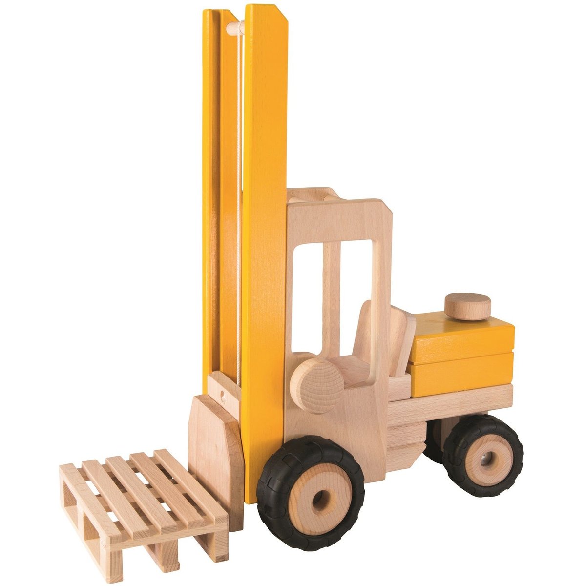 Chariot élévateur jaune, GOKI