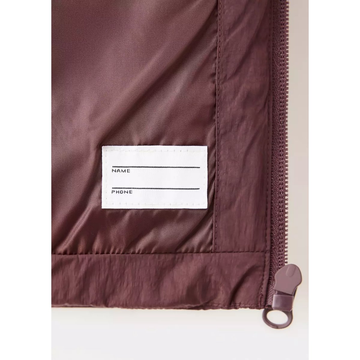 Anorak matelassé à capuche rouge foncé, MANGO KIDS