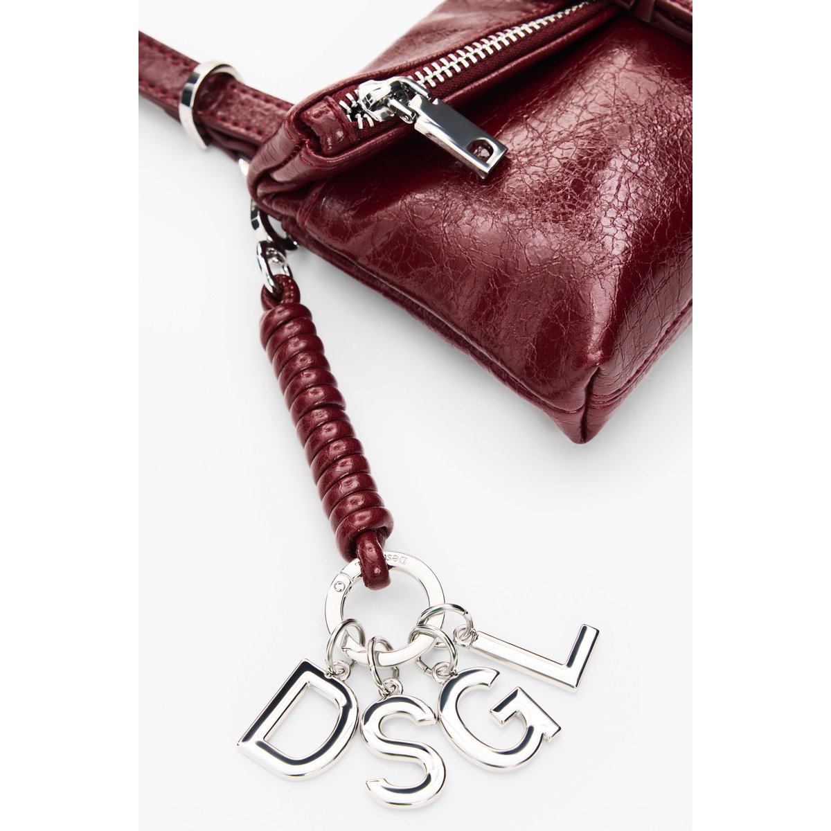 Grand Micro portefeuille pochette rouge, DESIGUAL