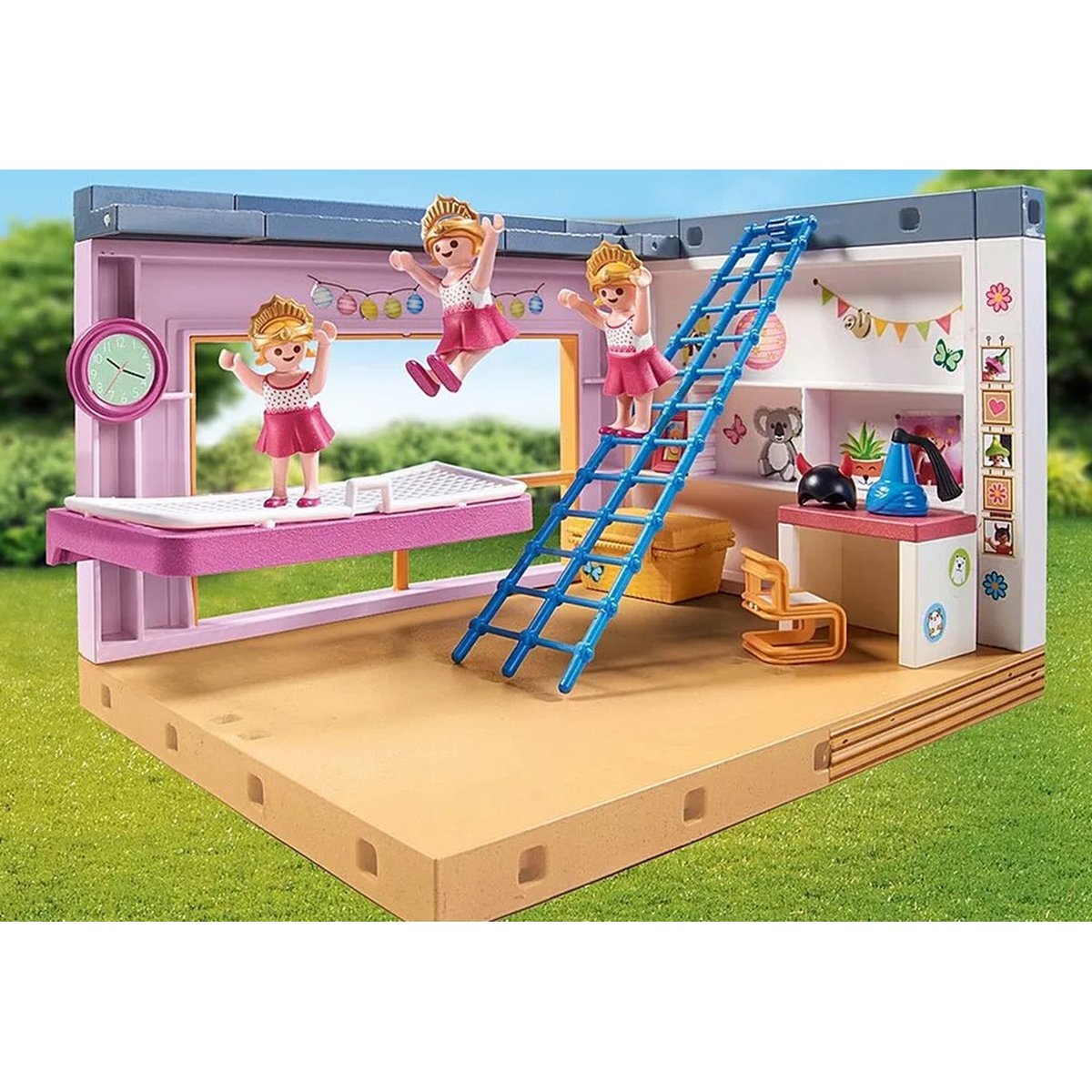 Chambre d'enfant avec lit cabane multicolore, PLAYMOBIL