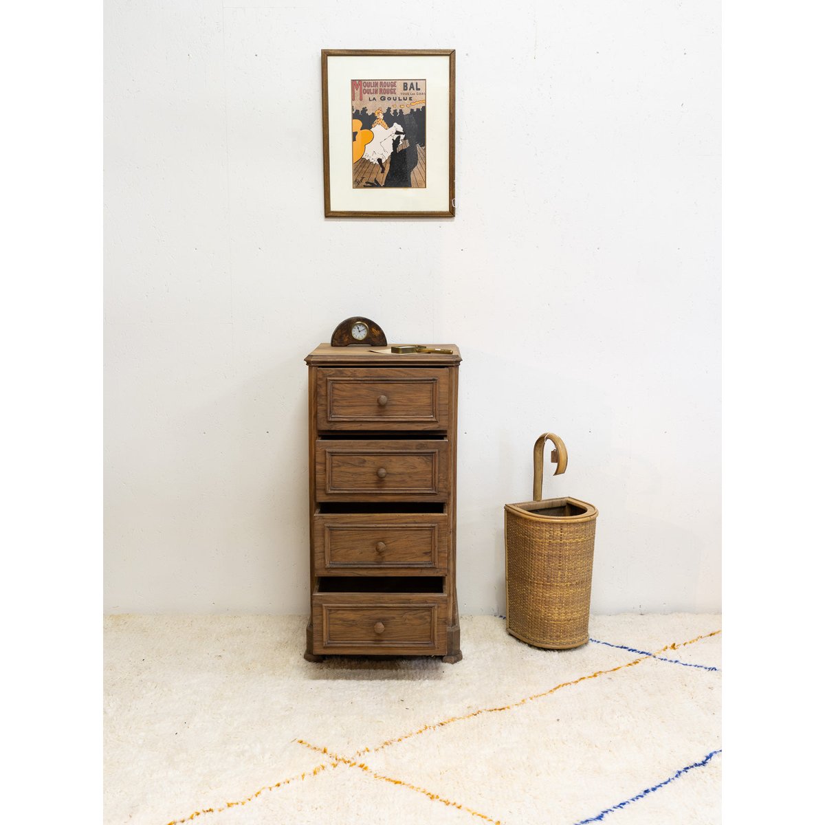 Chiffonnier en bois Valery N°55 - Bon état bois clair, DEBONGOUT
