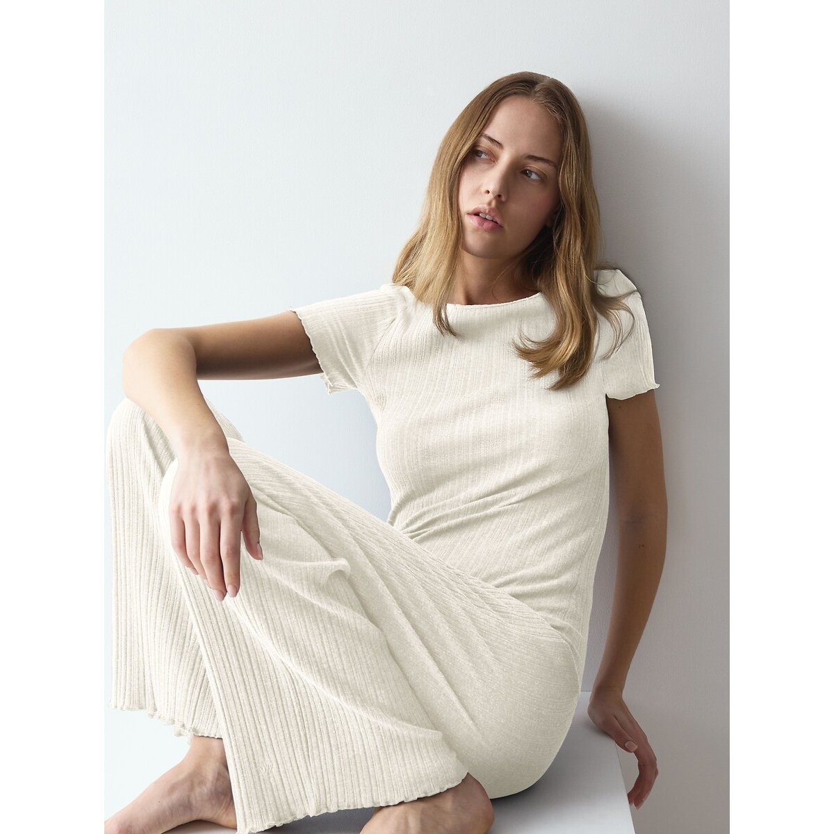 Pyjama coton blanc cassé, TRIUMPH