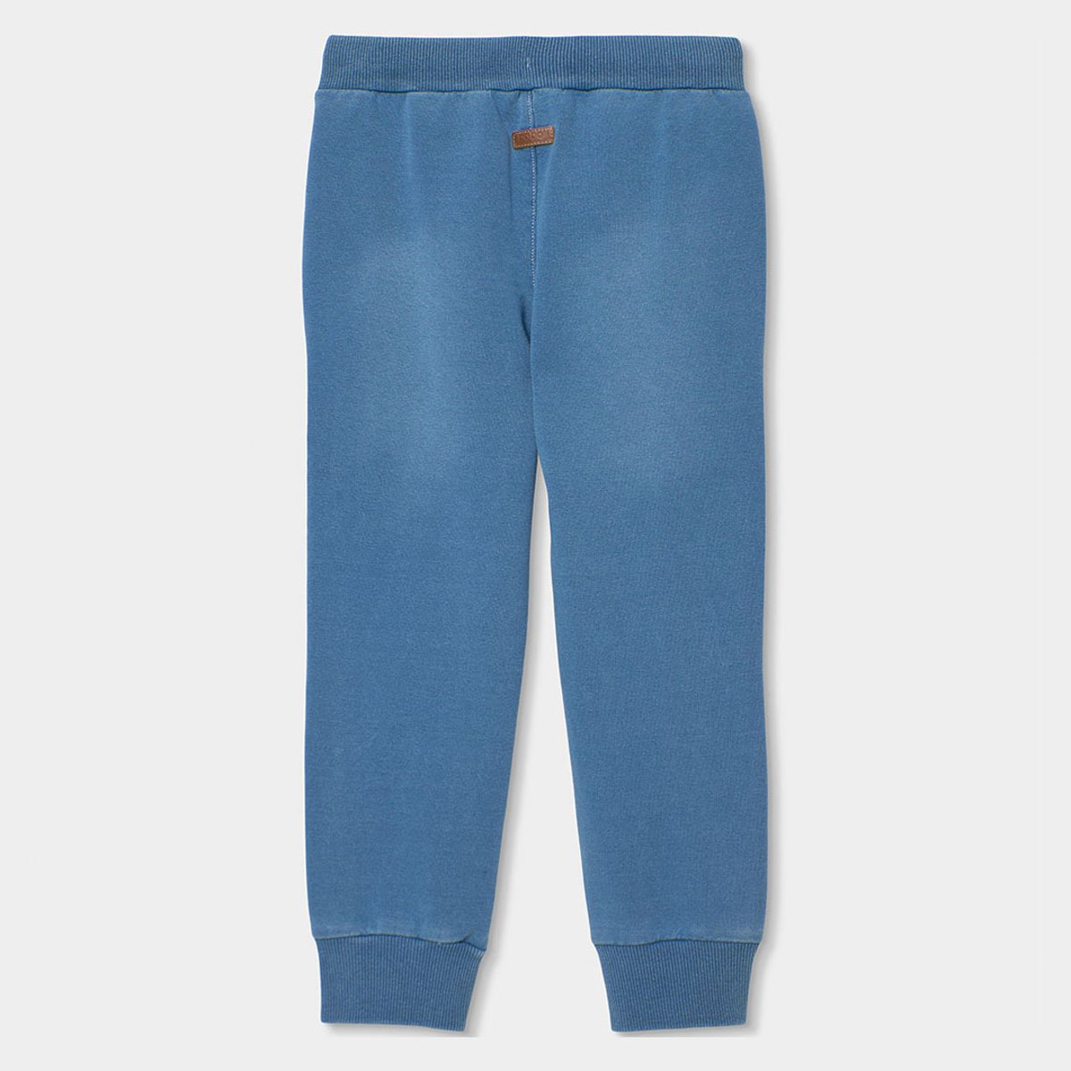 Pantalon garçon en molleton denim bleu, BOBOLI