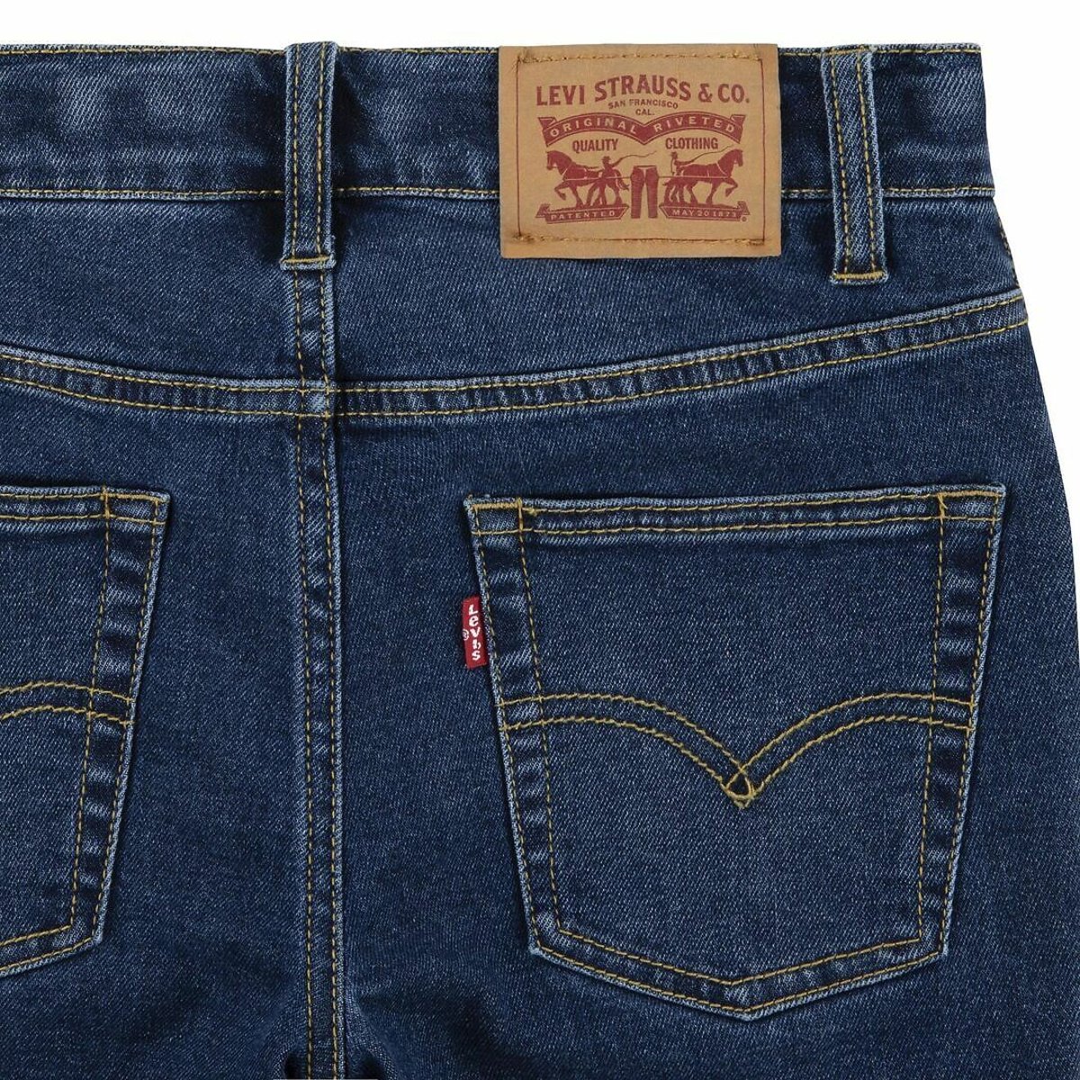 Jeans Slim Taper corte 512 azul ganga escuro, LEVI'S KIDS