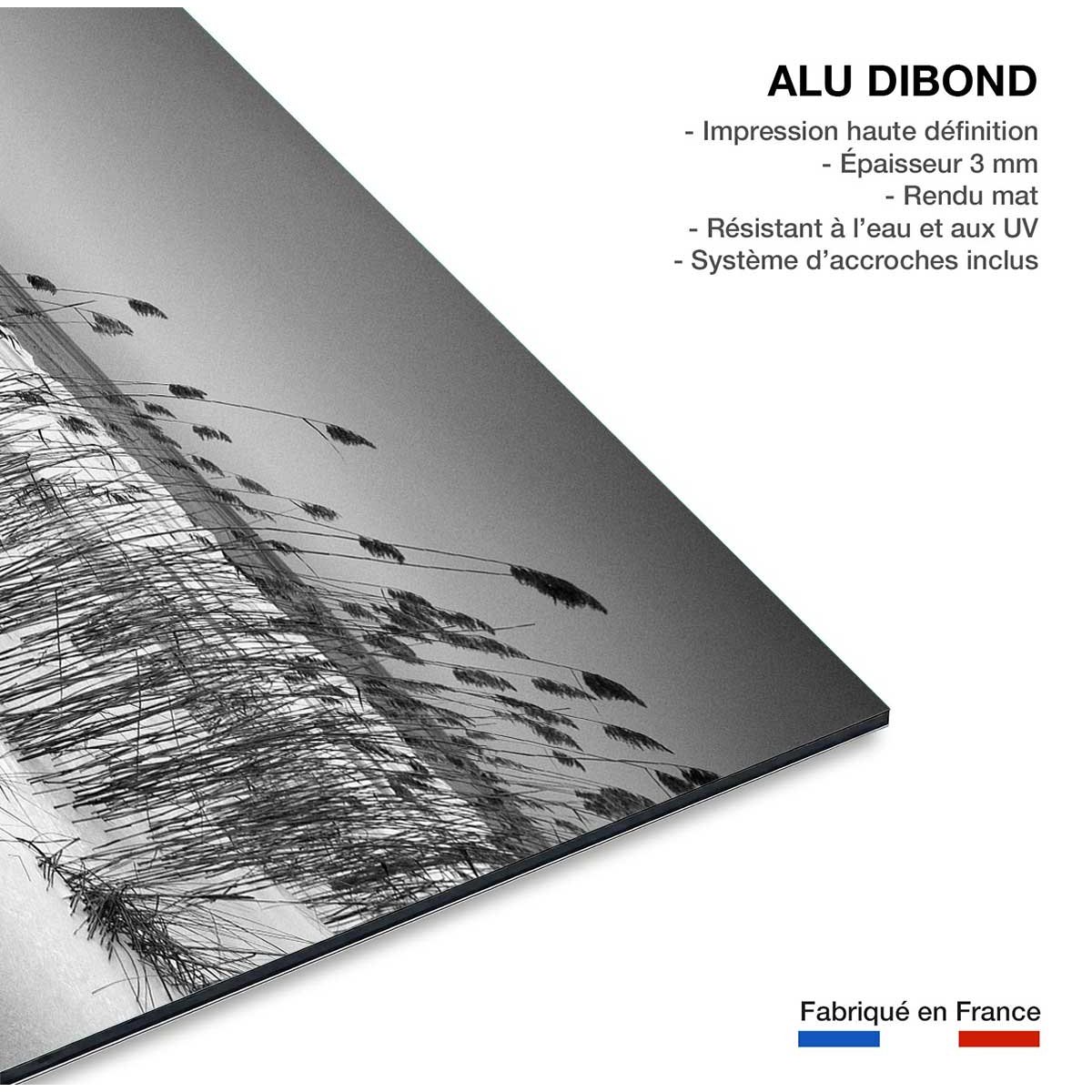 Tableau bord de plage on the beach tableau alu dibond, HEXOA