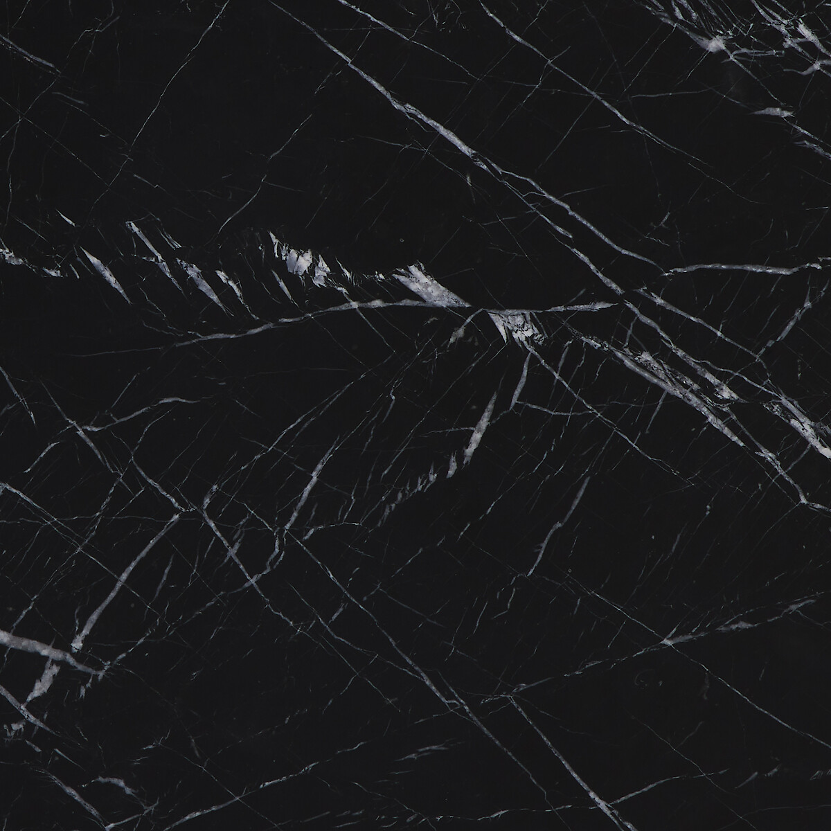 Tirondo Marble Table Top, Diameter 120cm black marble, AM.PM