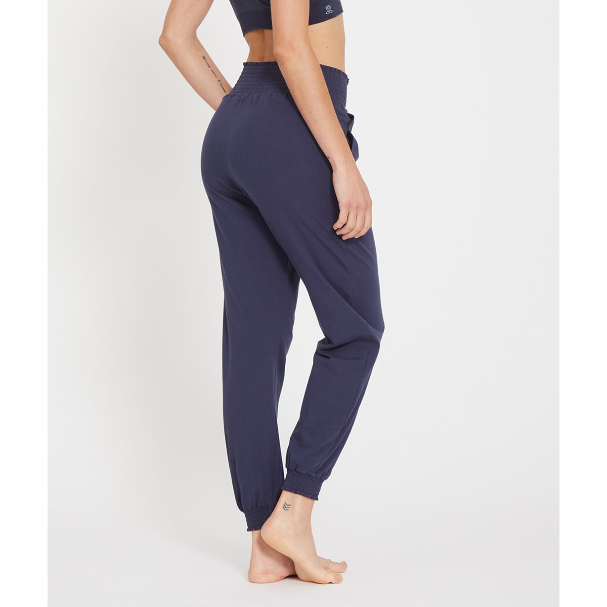 Pantalon fluide yoga  MORJIM noir, YOGA SEARCHER