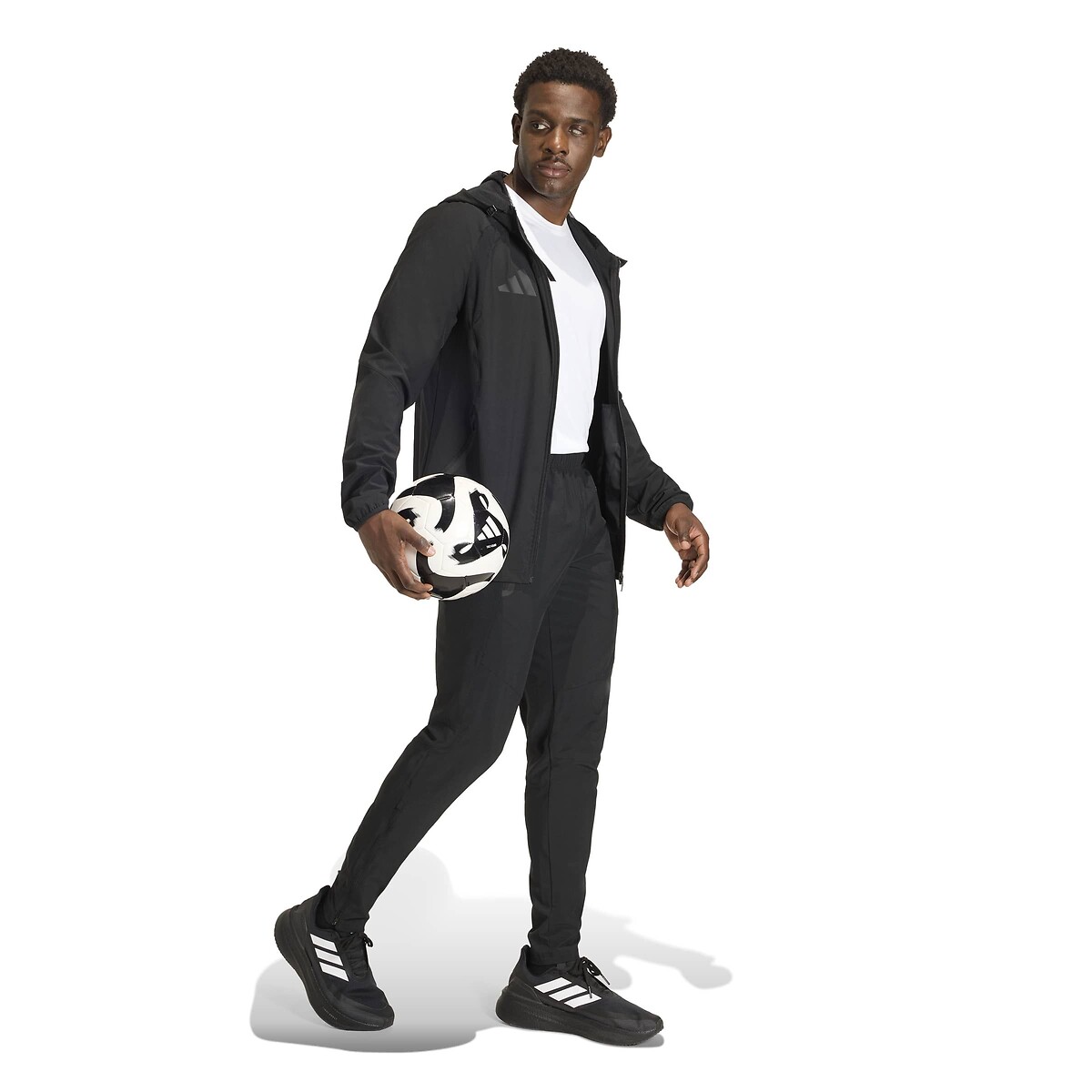 Windjacke Tiro Fussball schwarz, adidas Performance