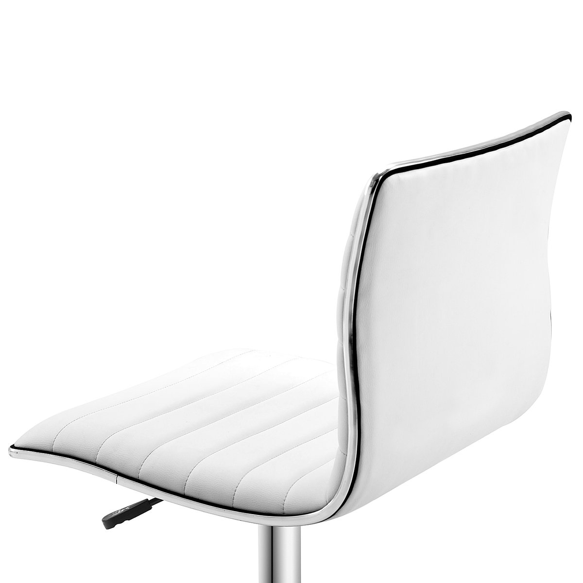 Chaise de bureau Polyuréthane Blanc blanc, HOMCOM