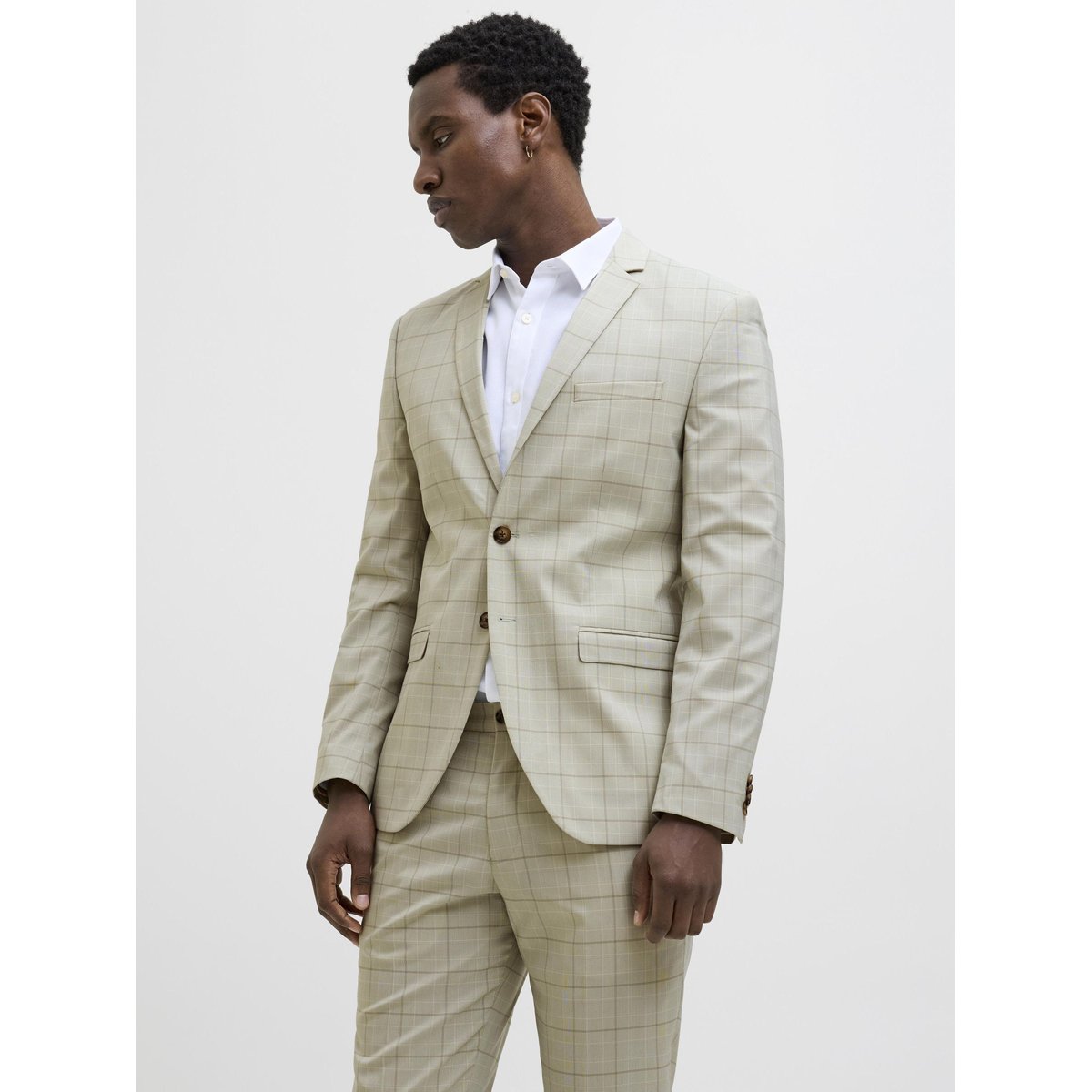 Blazer Croisé aqua gray, JACK & JONES