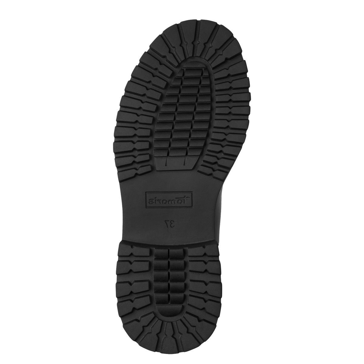 Bottine Chelsea en cuir noir, TAMARIS