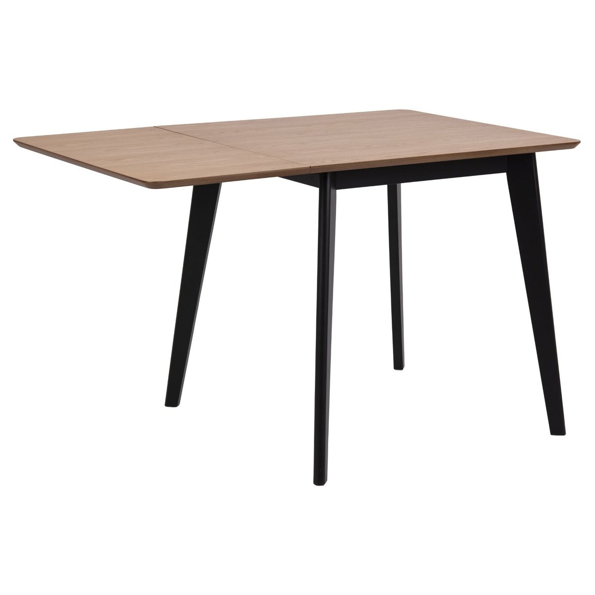 Table à manger carrée extensible en bois L80/120 - LETA chêne, HELLIN, DEPUIS 1862