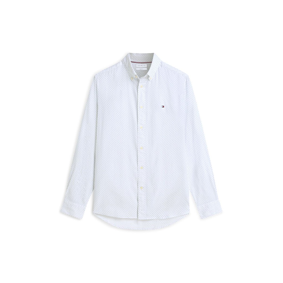 Camisa de manga larga de popelina blanco, TOMMY HILFIGER